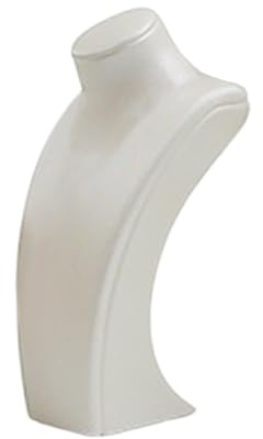 APLVFFZH Expositor de Bustos para Collares, Organizador de Joyas para Tienda de fotografía, Blanco, 10.5 Cm X 6.5 Cm X