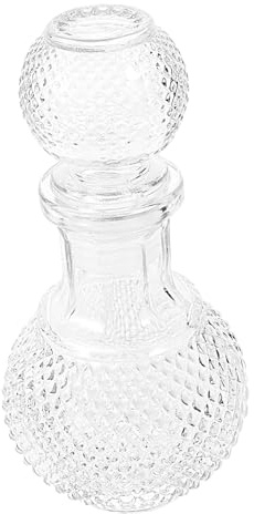 HIAKDOFT Bouteille De Whisky Verre Transparent Épais Carafe Créative Pour Vin Et Liqueur Décanteur Globe Élégant Pour Bar