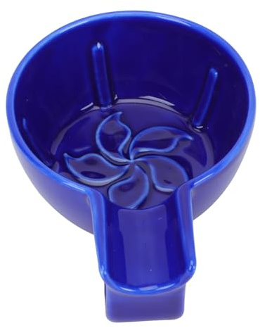 Anneome 1pezzi Ciotola Per Rasatura Uomo in Ceramica Design Bolle Contenitore Per Schiuma Da Barba Semplice Per Trasporto e Conservazione Casa