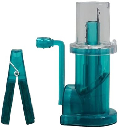 Small Strickmaschine, 14×9×6 Cm, Rundstrickmaschine Für Erwachsene, Strickwerkzeug F-ür Haushalt & Garne Strickmühle Mit Kurbel Für Socken Schmuck Armbänder Handmade