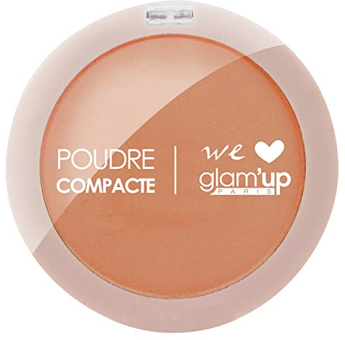 Glam'Up Paris - Poudre Compacte Longue Tenue Fini Mat Naturel - N°4 Nude