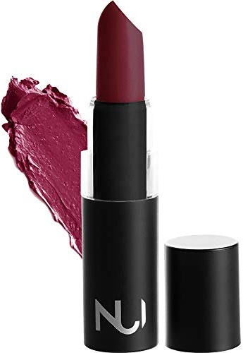 NUI Cosmetics Naturkosmetik vegan natürlich glutenfrei Make Up - Natural Lipstick TEMPORA Lippenstift mit rotem Merlot Farbton