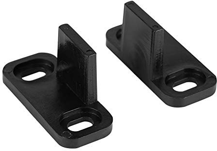 BORDSTRACT Clip De Guide De Plancher 2 Pièces, Guide De Porte Coulissante, Guide De Plancher Coulissant Réglable Pour Portes D'entrepôt De Maison