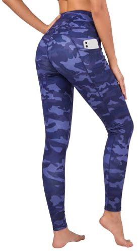 Love My Fashions® Leggings for Women UK Tummy Control High Waist Yoga Leggings with Pockets Camouflage & Leopard Print Ladies Tights Buttery Soft Stretchy Yoga Pants