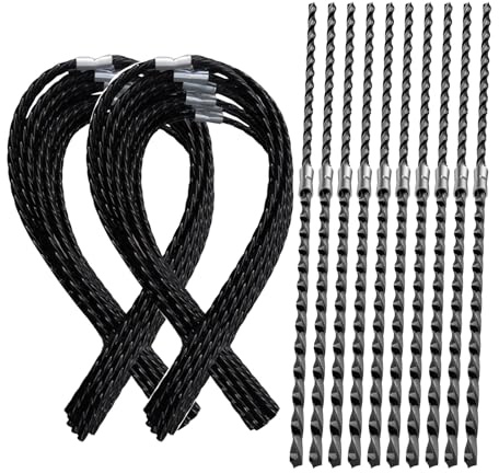 luolety Für Bosch F016800431 Trimmerfaden, extra starker Schneidfaden Rasentrimmerspule Schnur kompatibel mit Bosch AFS 23-37 Freischneider, 37 cm × 3,5 mm (50)