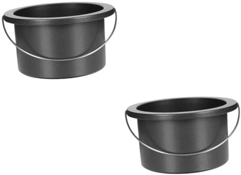 Beavorty 2pcs Capacity Wax Melting Bowl Hair Removal Pot Wax Heater Accessory Random Color