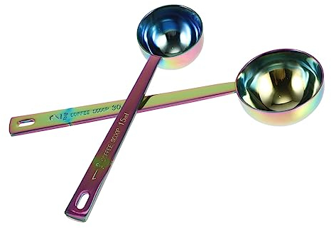 TOPBATHY Lot De 2 Cuillères À Café En Acier Inoxydable 304 Pour Mesurer Le Sucre Le Thé Et Le Café