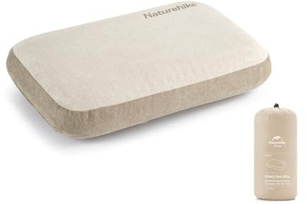 Naturehike Almohada CóModa De Espuma ViscoeláStica para El Cuello, Antibacteriana, Ayuda para Dormir, Antideslizante, Funda Lavable, NúCleo ExtraíBle, CojíN Cervical De Viaje, Almohada para AvióN