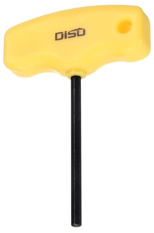 QUARKZMAN 4 mm T-handtag insexnyckel med platt huvud, metrisk S2 stål skiftnyckel reparation (svart) verktyg för hemmet cykel motorcykel reparation (svart)