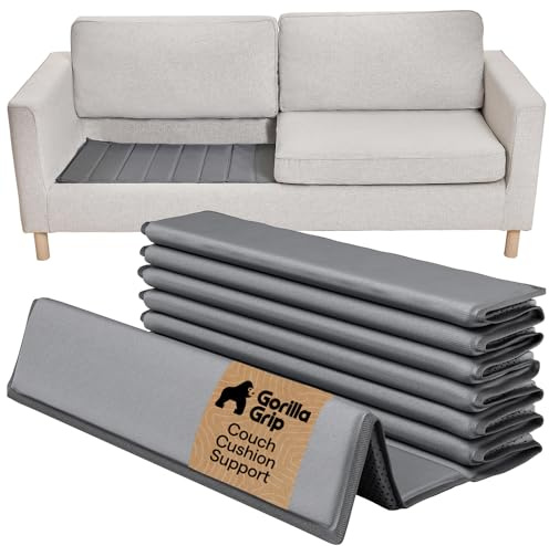 GORILLA GRIP Sofas & Couches Cushion Support Board to Fix Sagging Sofa, 54 x 24 Wide Loveseat, Thick Plywood Boards Add Strong Seat Supports, Replacement Stuffing Under Living Room Furniture