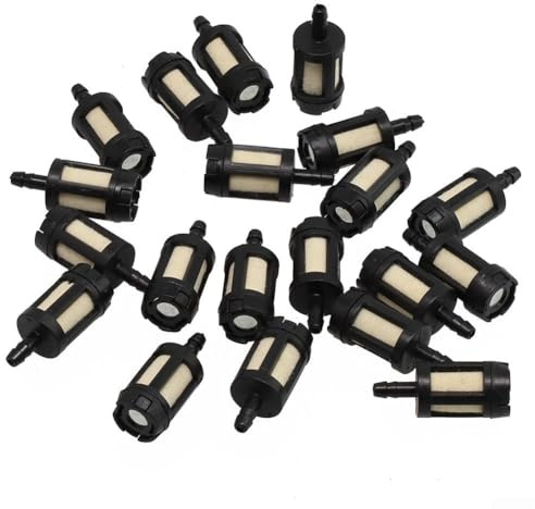 Pack of 20 Engine Petrol Fuel Tank Filters for Hedge Trimmer and Chainsaw Maintenance