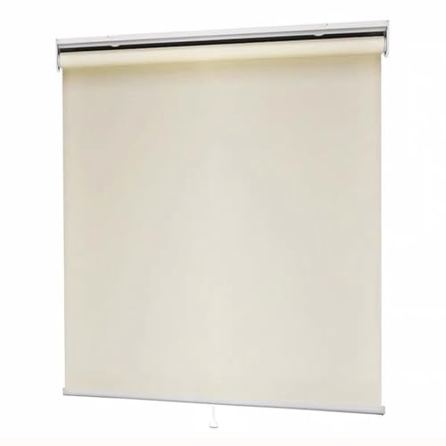 tow000ack Estores Enrollables Opacos Inalámbrica,Beige Cortina Térmica Aislante Blackout de Poliéster,Persianas con Sistema de Resortes para Hogar,Personalizada,Ancho x Alto (165cm x 190cm)