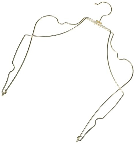 INOOMP Appendiabiti in Metallo Dorato per Bikini, Gruccia Espositore Compatta Gancio a Forma di Corpo, Supporto per Costumi da Bagno e Abiti, per Negozi e Organizzazione Armadio