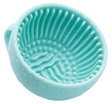 Cuenco Limpiador de Brochas de Maquillaje de Silicona de Esponjas de | Limpiador de Esponjas de Belleza Para Amantes del Maquillaje, Mujeres, Esposas, Madres, Diario, Viajes, Hogar y
