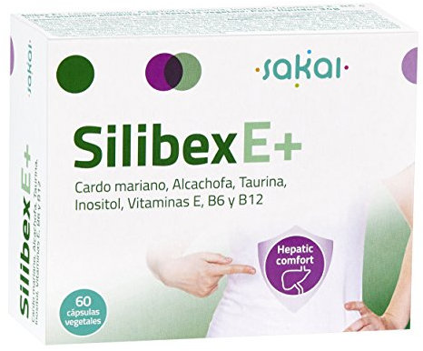 Sakai Silibex E+ Complemento Alimenticio - 60 Cápsulas