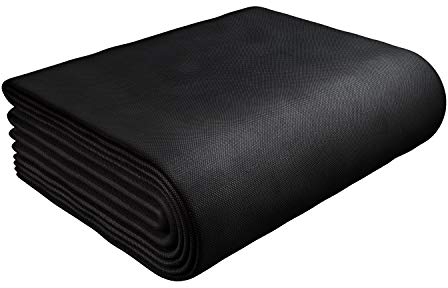 GardenGloss 20m2 Unkrautvlies Gartenvlies 150g/m2 Extra Stark Gegen Unkraut – Extrem Reissfest und Hohe UV-Stabilisierung – Unkrautfolie Wasserdurchlässig (10m x 2m, Gefaltet)