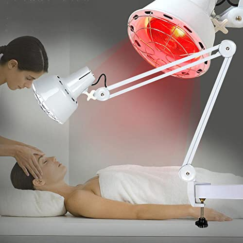 FUROMG Lampada a infrarossi, 275 W, lampada a raggi infrarossi, lampada a luce rossa, lampada da fisioterapia, luce per la salute