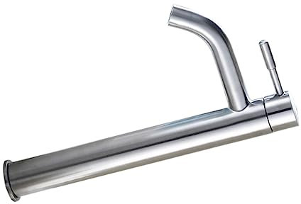 OSALADI Grifo de Acero Inoxidable para Lavabo Fácil de Limpiar Diseño Elegante Uso Baño y Cocina Instalación Sencilla Adecuado Hogar