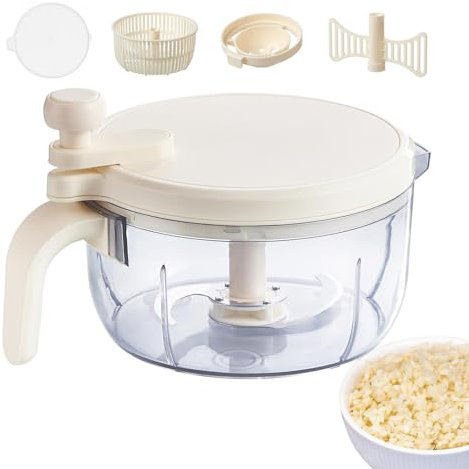 Essoreuse à légumes pour la cuisine | Moulin à légumes manuel | Robot alimentaire manuel Essoreuse à légumes et mélangeur à salade manuel multi-usage