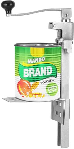 Abrelatas comercial resistente: el abrelatas manual industrial es compatible con el Edlund #1 y abre latas de hasta 11 pulgadas de alto