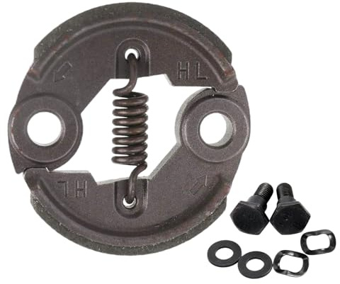 Ricambio Frizione per Decespugliatore a Scoppio 33CC 43CC 52CC Diametro 75mm con Rondella Bullone Ricambio Frizione Tagliaerba 2 Tempi