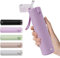 Exllena Borraccia Piccolo con Cannuccia 270ml, Bevi con Una Sola Mano, Thermos Piccolo A Tenuta Stagna - Doppia Parete Inox, Ideale per Caffè, Palestra e Viaggi (Lilla Chiaro)