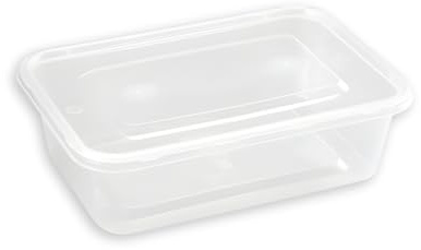 PACKLIO 10 500ml Microwave Containers with Lids | Food Grade BPA Free Plastic Tubs | Microwave Dishwasher Freezer Safe | Food Storage Meal Prep Lunch Box Kitchen Takeaway