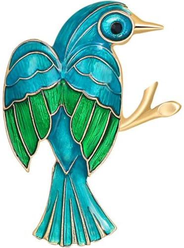 iplusmile Broche Oiseau Vintage pour Femmes – Épingle Décorative Légère en Métal – Accessoire Mode Élégant pour Vêtements, Paquet, Écharpes – Cadeau Bijoux Anniversaire, Broche Animal