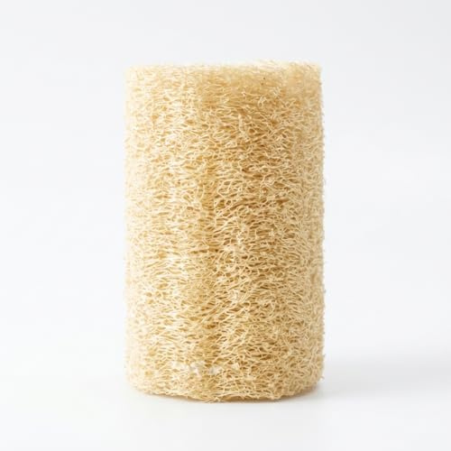 MotiveTech Estropajo Luffa Cocina, Esponja Vegetal Fibra, Limpieza Lavar Platos, Antiarañazos, Sin Cuerda para Colgar - Luffa Suave de 10cm