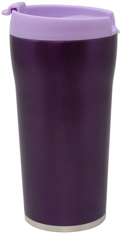 MIRA 12 oz Coffee Travel Mug - Stainless Steel Insulated Tumbler with Leak-Proof Lid - Hot & Cold Cup - Iris