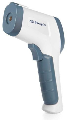 Orbegozo TEM 8000 - Termómetro Infrarrojos, Corporal y Superficie, Pantalla LCD, indicador batería Baja, Cambio de Unidades, Funciona a Pilas, Multicolor