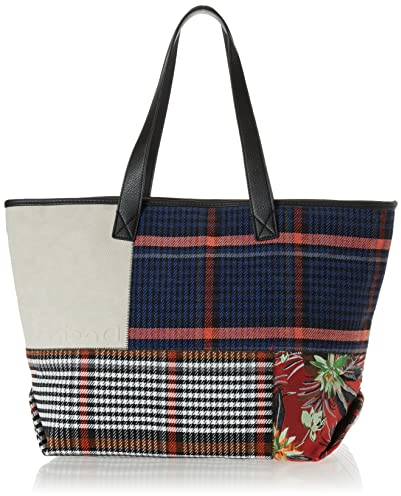 Desigual Cucos Patch Shopping Bag Blue