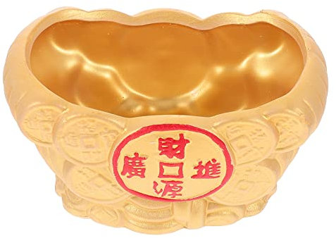 Zerodeko Porte-Fleurs Céramique Dorée Pot Décoratif pour Intérieur Petit Pot pour Plantes pour Maison Bureau Et Jardin