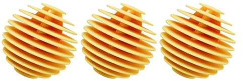 Le palline riutilizzabili per l'asciugatura del bucato risolvono facilmente i problemi di aggrovigliamento della biancheria e rendono il bucato più efficiente! (Confezione da 3) (1)