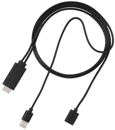 Syrisora 2 en 1 1080p USB hembra a HDMI macho HDTV cable cable cuerda para Android Female interfaz adaptador cable cuerda