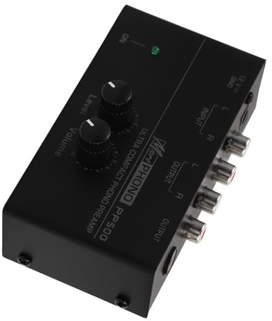 Homoyoyo Preamplificador Estéreo Amplificador De Tocadiscos Preamplificador De Válvulas