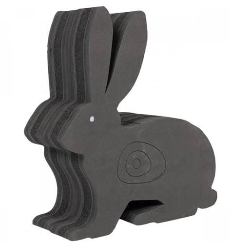 3D Zielscheibe Hase aus Schaumstoff – Bogenschießen Tierziel für Parcours & Garten | realistische Bogenzielscheibe für Anfänger & Fortgeschrittene | wetterfest, bis 40 lbs (14cm)