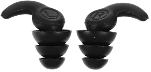 Hoement Wiederverwendbare Silikon ohrstöpsel zur Geräuschreduzierung Ergonomisch Komfortabel für Schlaf Schwimmen Duschen für Schnarchempfindliche Ohren und Lärmschutz