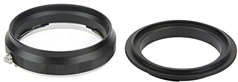 BONKZEBU Macro Reverse Adapter Ring Kit with Lens Protection, 58mm Thread Rear Mount for EF Mount Cameras, Premium Aluminium Alloy Material