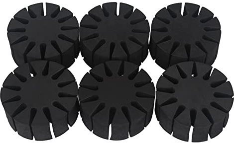 Support en Mousse EVA 6 Pièces pour Tir à l'arc – Séparateur de Support Rond Compact avec Rangement sécurisé pour Accessoires