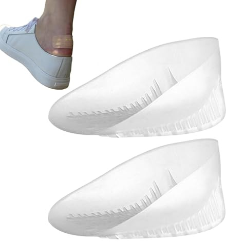 Cojín de tacón,Media de gel en forma de U para zapatos | Cojín de panal reutilizable y resistente, cómodo antideslizante autoadhesivo para hombres, mujeres, enfermeras,
