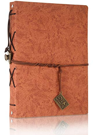 ThxMadam Scrapbook Cuero Álbum de Fotos Álbumes de Recortes Libro de Visitas de Boda con 60 Páginas Negras para Regalo de Valentín Día de Aniversario Navidad Cumpleaños para Esposa Hija Madre