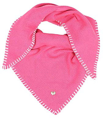 Zwillingsherz Foulard triangulaire en coton pour enfant fille garçon enfant – Foulard uni de qualité supérieure avec bord en crochet – Parfait pour l'été, l'automne, l'hiver. - - One Size