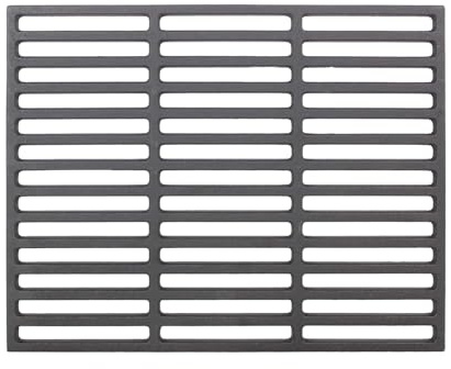 TRUTZHOLM Grillrost 45x35 cm rechteckig emailliert Grillgitter Gusseisen Grillplatte