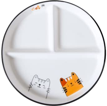 Placas de fondue 4 pieza conjunto Cerámica colorida, ronda 21 cm / 8.2 pulgadas 05