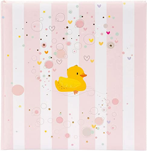 Goldbuch Rubber Duck Girl 30x31 60 weiße Seiten Babyalbum 15478