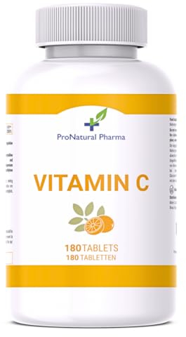Vitamin C 1000 mg ProNatural Pharma | 180 vegane Tabletten | 6 Monatsvorrat