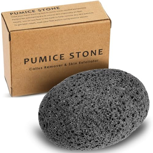 Maryton Pumice Foot Stone 1 Pcs - Pedicure Scrubber - Foot File and Callus Remover for Skin Exfoliation