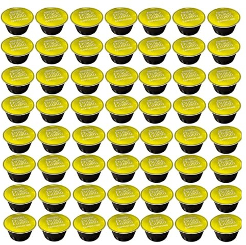 50x NESCAFÉ Dolce Gusto Cappuccino Coffee Pods Only. SOLD LOOSE (No Milk Pods)