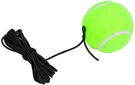 Ausla Trainings-Tennisbälle mit Schnur, Tennisbälle mit Stretchseil, Tennisbälle mit Schnur, Tennisbälle für Anfänger, Einzel-Trainings-Tennisbälle
